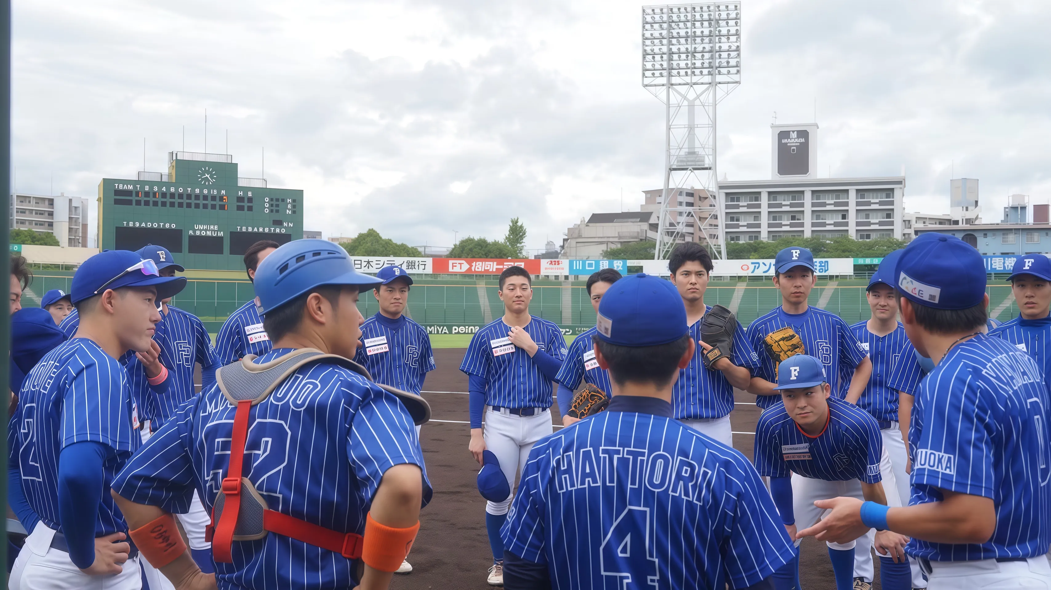 チーム練習風景